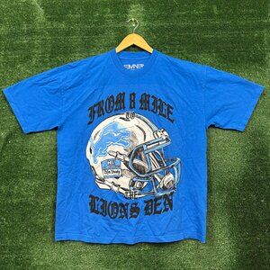 NFL Detroit Lions x Eminem From 8 Mile to the Lions Den Hip-Hop T-Shirt XL